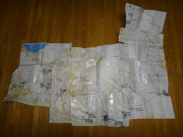 2年前から捨てずに取っておいた地図を引っ張り出してみた。